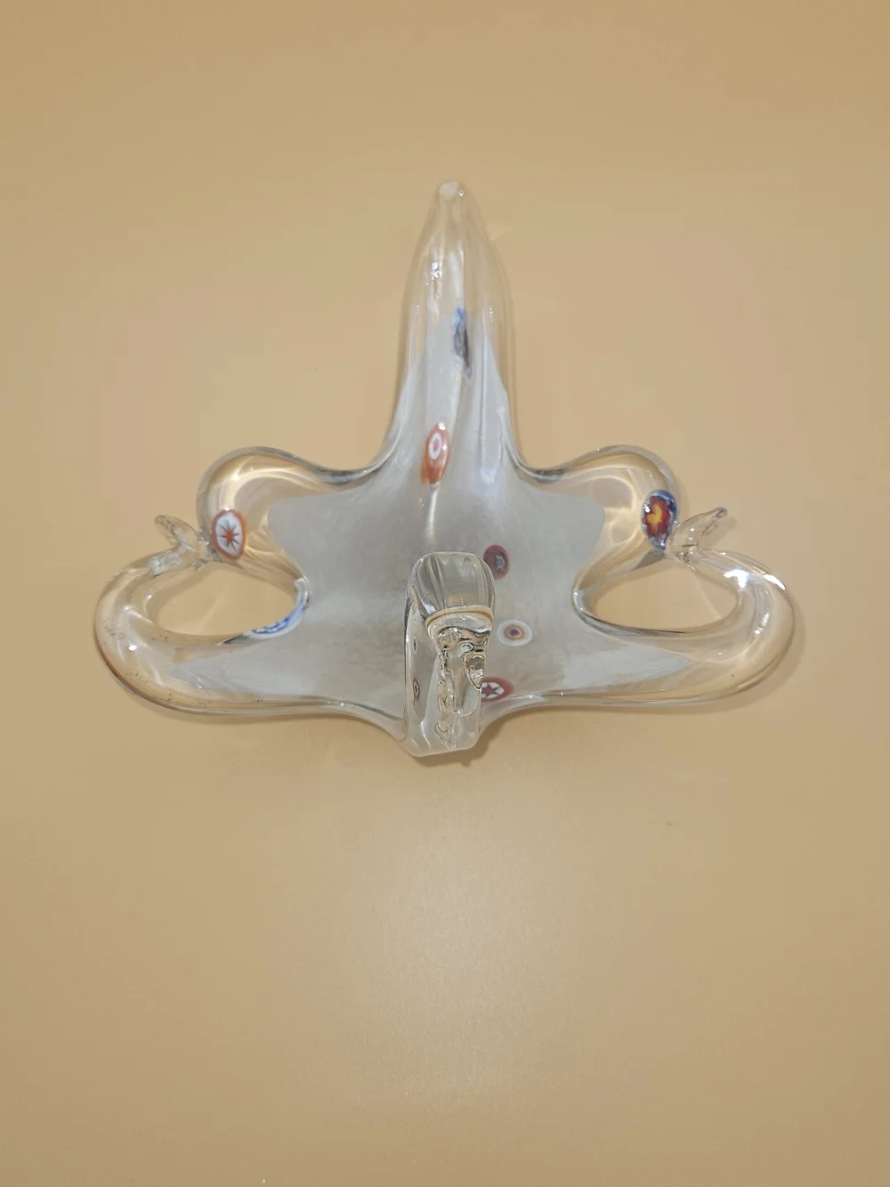 Clear Glass Swan Figurine - Decorative Home Accent